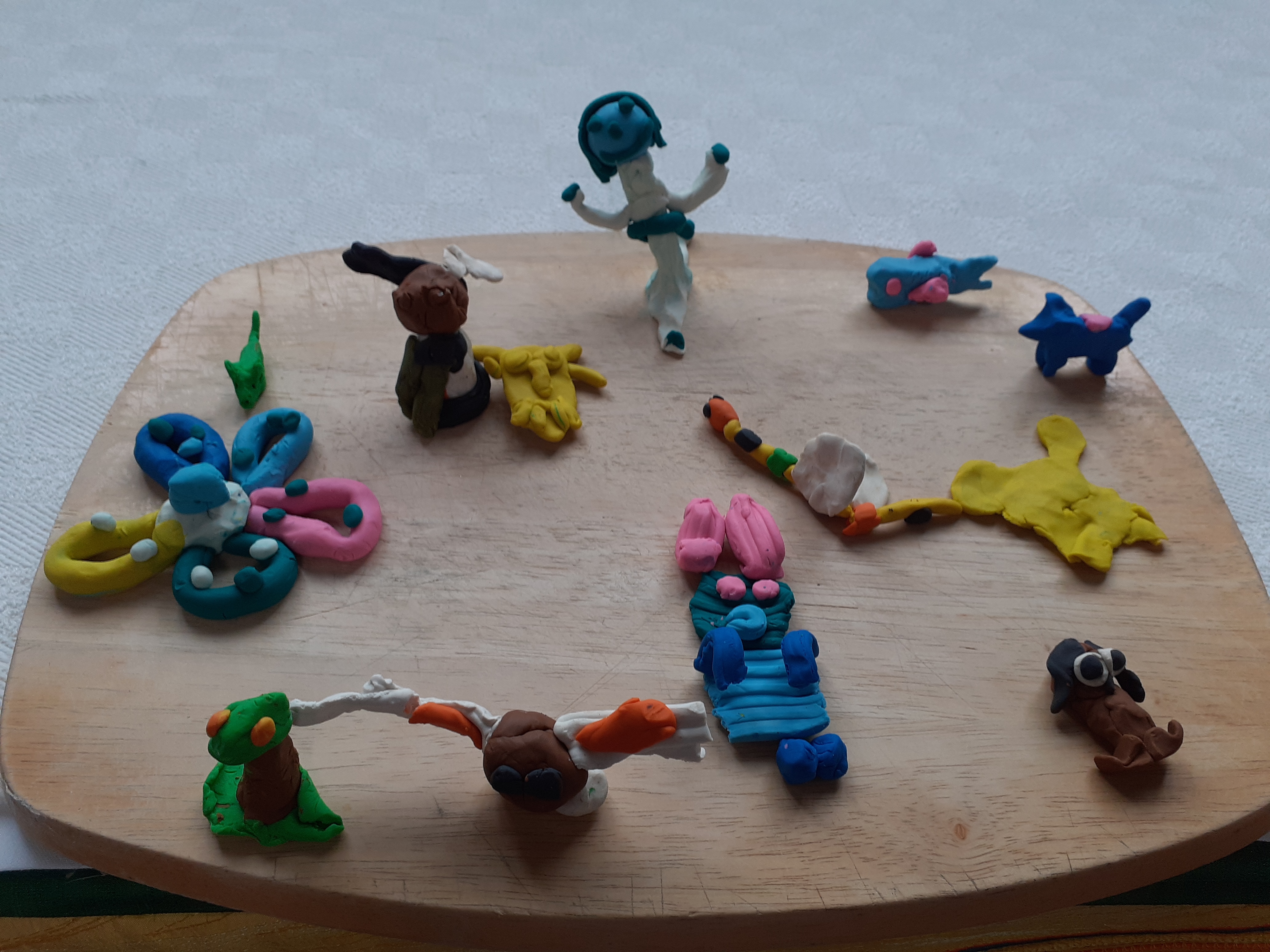 Plasticine creatures