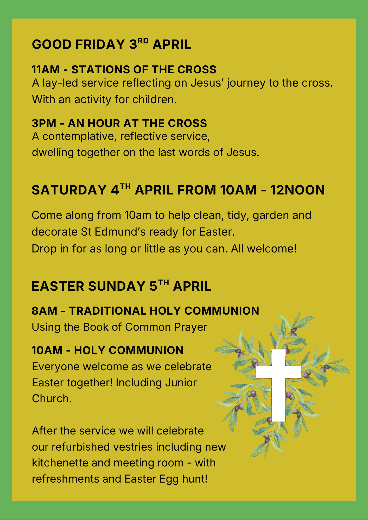 Holy Week and Easter services Part 2
